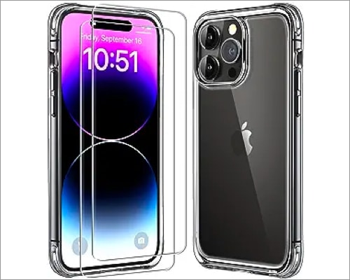 Mkeke iphone 15 pro max clear case