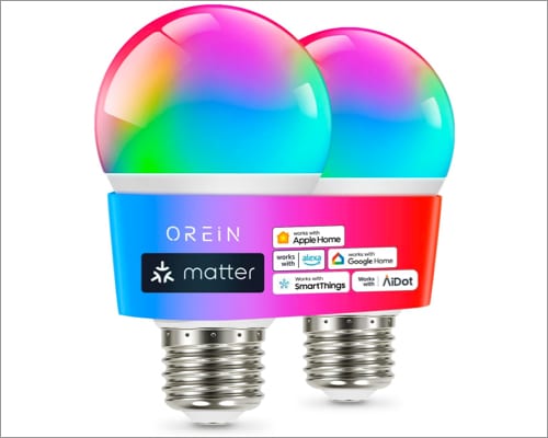 OREiN Matter Smart Light Bulbs