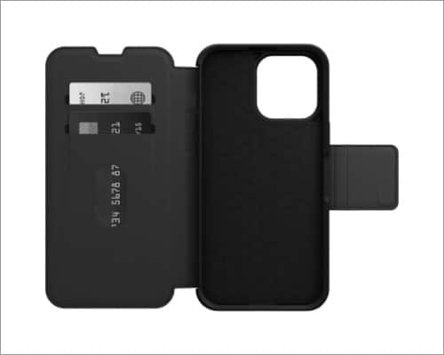 OtterBox Strada Series Black iPhone 14 Pro Max case