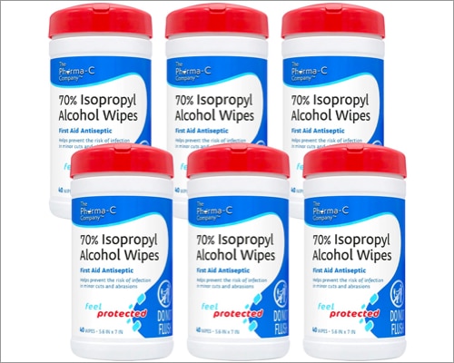 Pharma-C 70% Isopropyl Alcohol Wipes