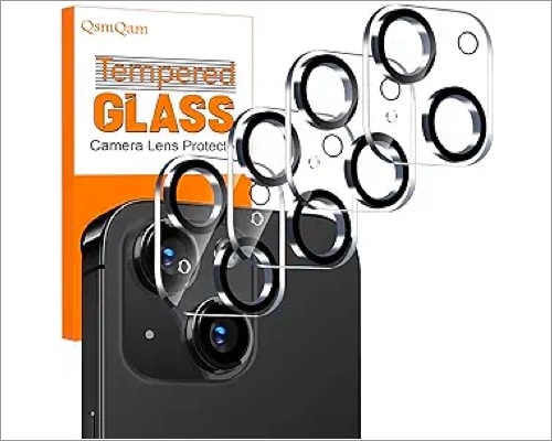 QsmQam lens protectors for iPhone 15 and 15 Plus