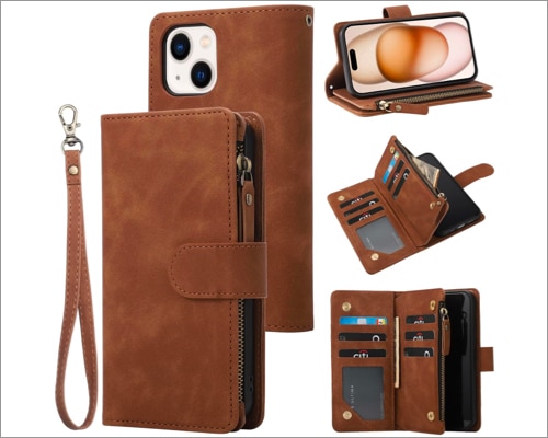  RANYOK Wallet Case for iPhone 15 Plus 