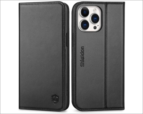 SHIELDON Folio Case for iPhone 15 Pro Max