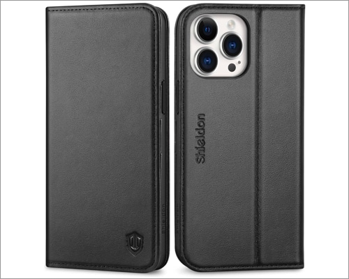 SHIELDON Wallet Case for iPhone 15 Pro Max