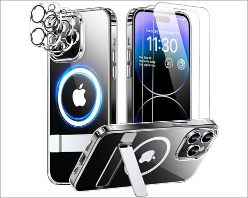 Spidercase iphone 15 pro max clear case