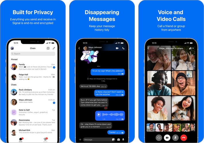 Signal best security iPhone app