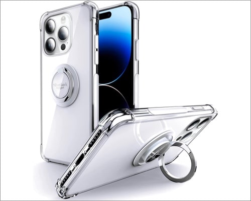 Silverback iPhone 14 Pro Max Case with Ring Kickstand