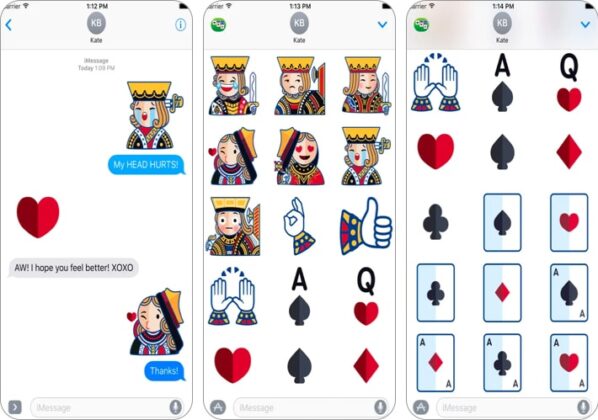 Best IMessage Games To Play With Friends 2026 IGeeksBlog Solitaire IMessage Game For IPhone IPad 598x420 