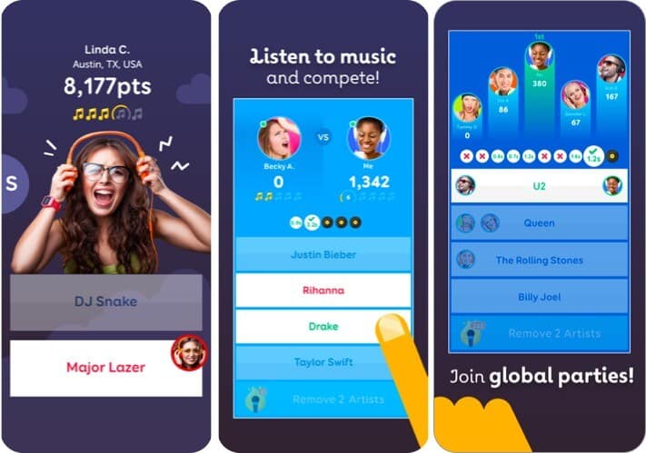 SongPop 2 iPhone and iPad Trivia Game Screenshot