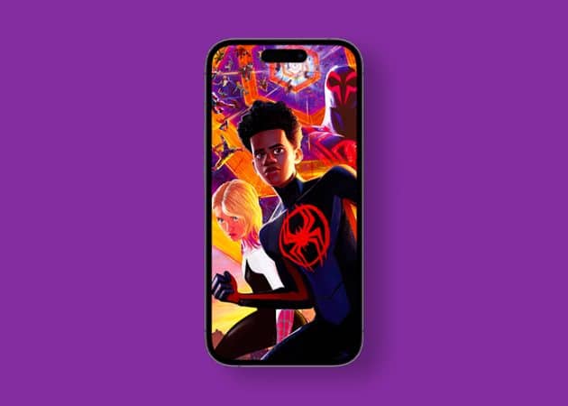 Spiderman into the spider verse iphone wallpaper 630x450 1 Spiderman into the Spider-Verse iPhone wallpaper