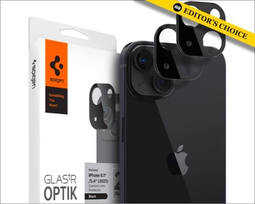 Spigen camera lens and screen protector designed for iPhone 13 / iPhone 13 Mini