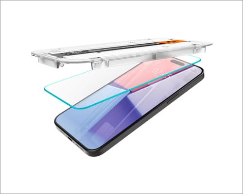 Spigen EZ Fit iPhone 15 Pro Max Tempered Glass