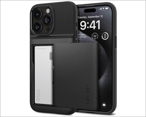 Spigen Slim Armor CS Designed for iPhone 15 Pro Max Case