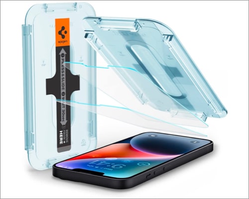 Spigen case wholesome screen protector