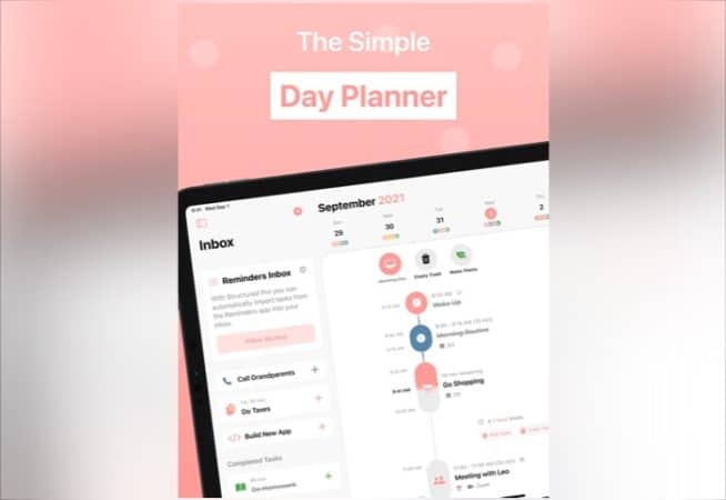 Structured-Daily-Planner-iPad-app-screenshot