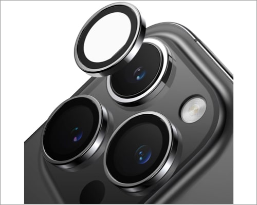 TORRAS Camera Lens Protector for iPhone 15 Pro Max