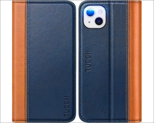 TUCCH iPhone 14 Plus folio wallet case
