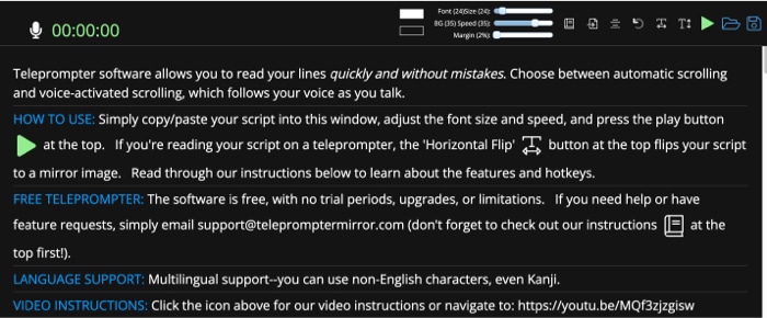 Teleprompter Software for Mac