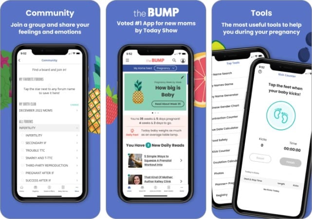 The Bump Pregnancy app for iPhone and iPad