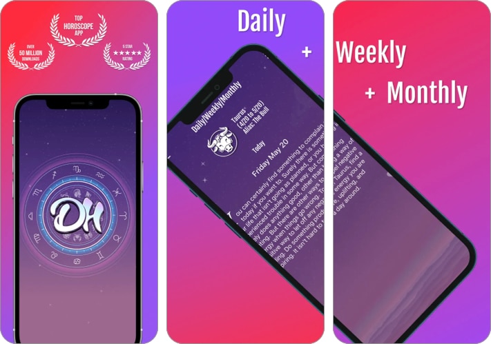 The DailyHoroscope app for iPhone