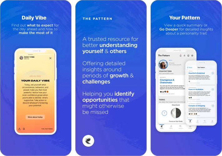 The Pattern Horoscope app for iPhone