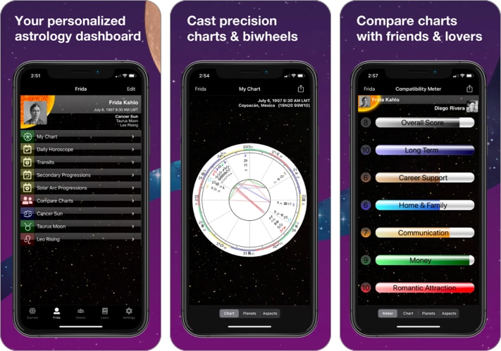 TimePassages Horoscope app for iPhone