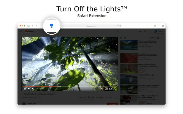 Turn Off the Lights for Safari