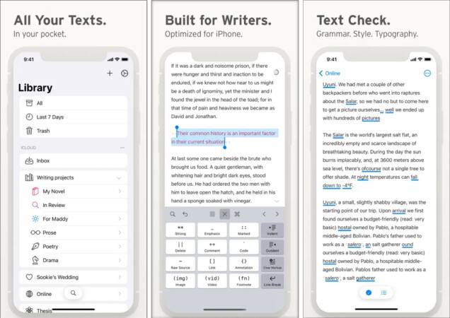 Ulysses Writing App for iPhone and iPad