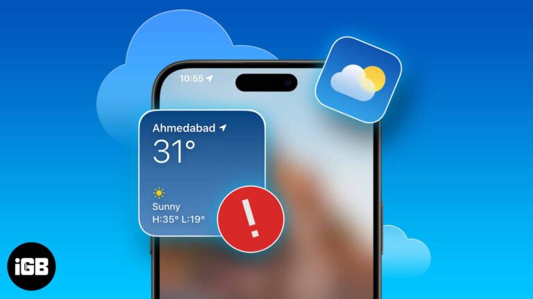 Weather app or widget not working on iphone or ipad