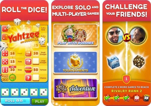 Yahtzee with Buddies Dice iPhone game screenshot