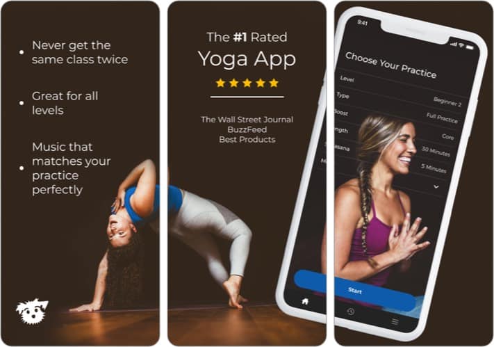 Yoga Down Dog iOS App Screenshot