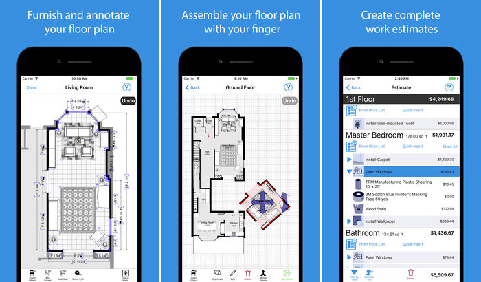 magicplan iPhone and iPad App Screenshot