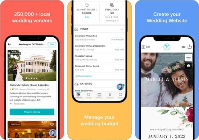 weddingwire wedding planner iphone ipad app screenshot