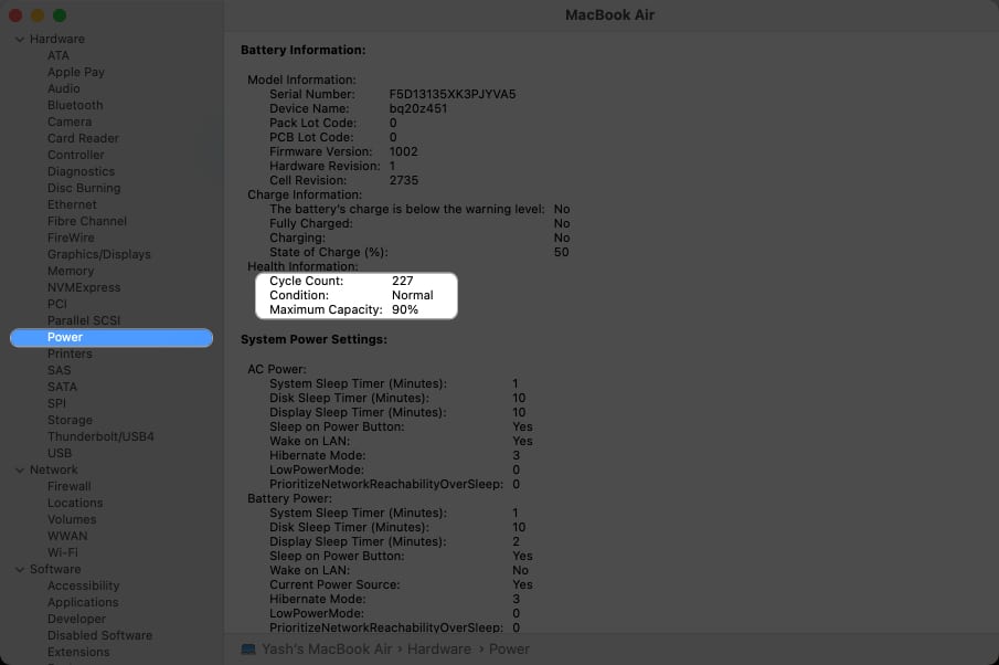Access the Health Information of your Mac