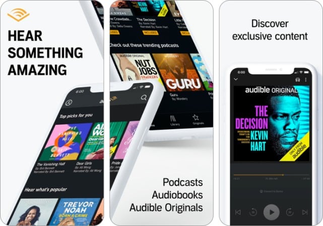 Audible audiobooks and podcasts Phone Screenshot