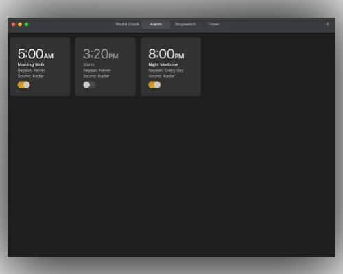 Best Clock app for Alram in Mac