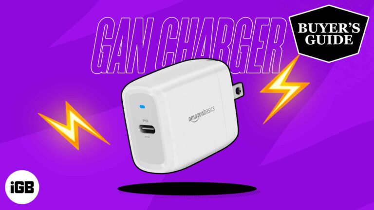 Best gan charger for iphone ipad and mac