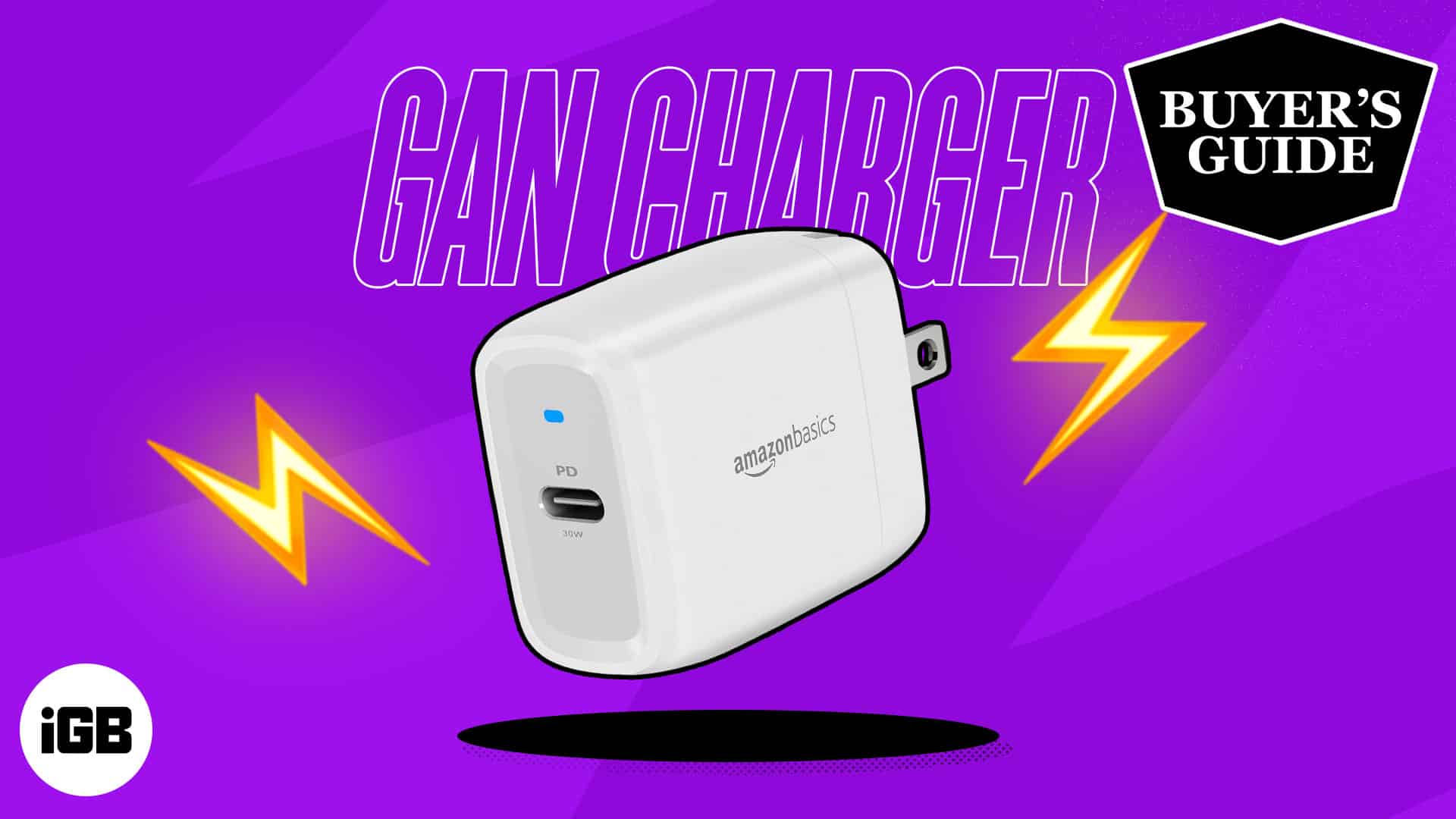 Best gan charger for iphone ipad and mac
