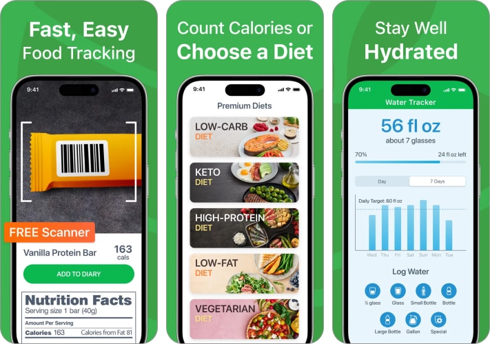 Calorie Counter app for iPhone and iPad