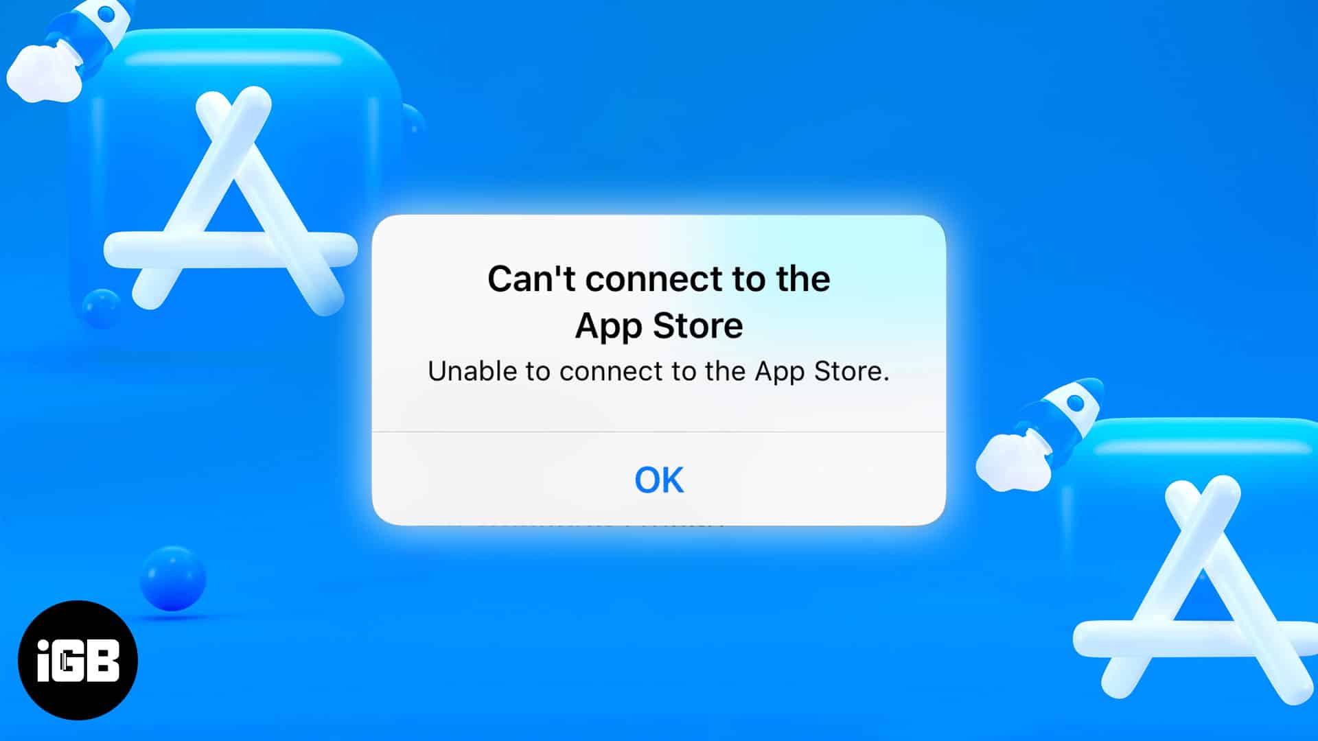 Cannot connect to app store on iphone or ipad