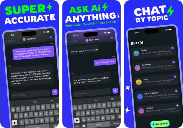 Chatsonic AI writing assistant app for iPhone and iPad