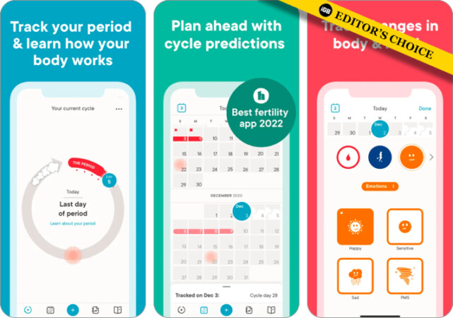 Clue Period  Cycle Tracker  for iPhone  iPad
