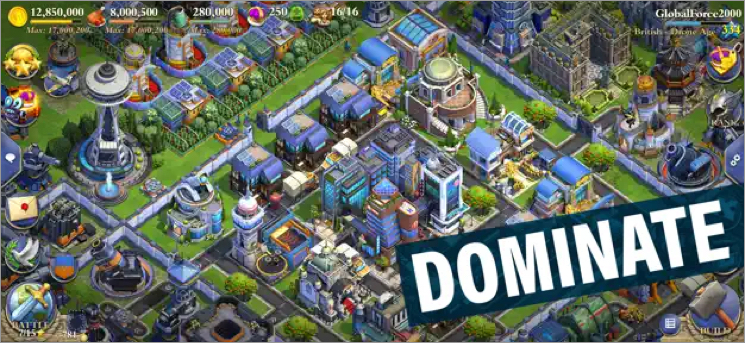 DomiNations strategy game for iPhone