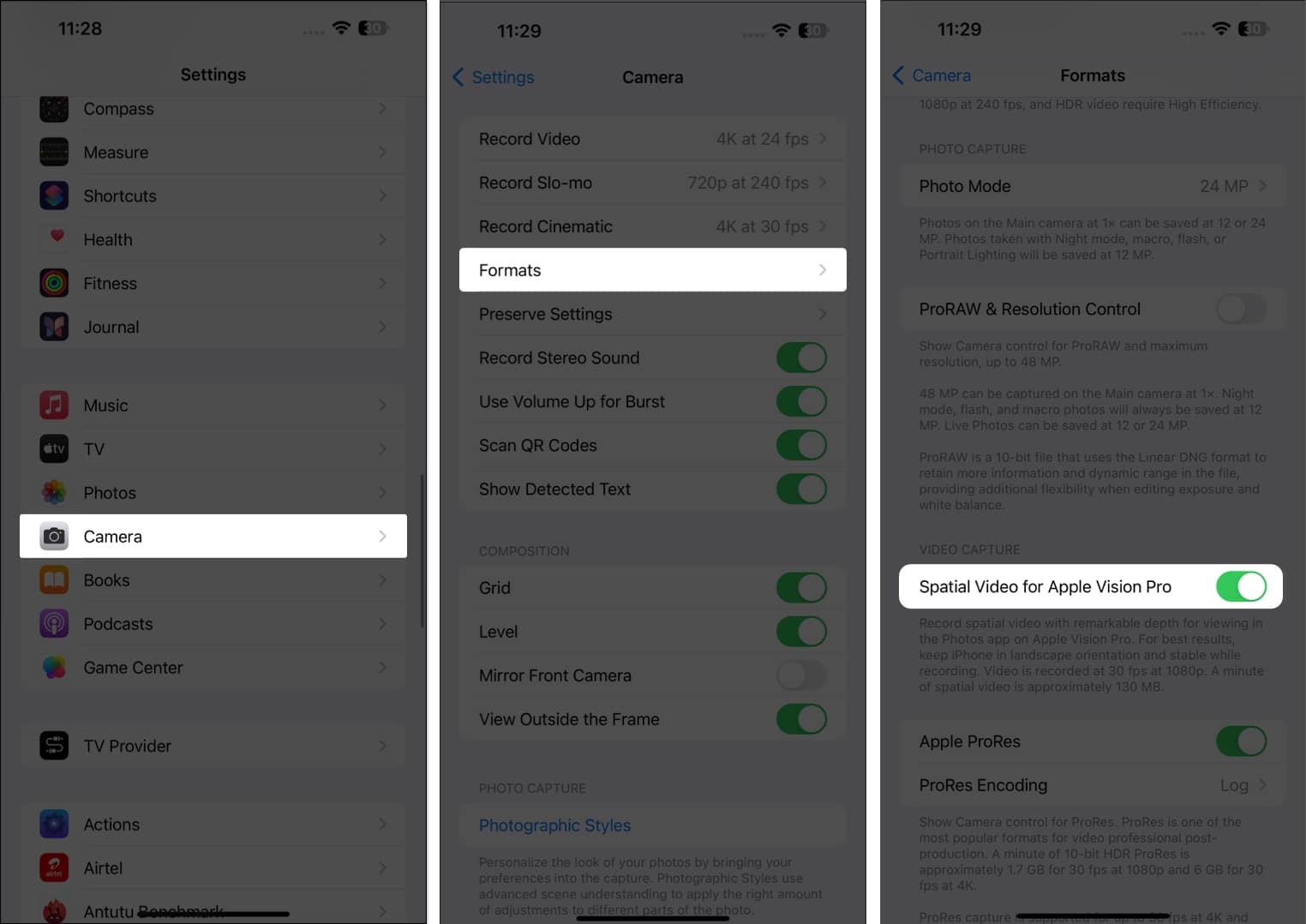 Engedélyezze a térbeli videórögzítést iPhone-ján