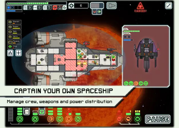 FTL Faster Than Light strategy game for iPad