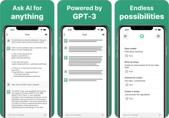 Genius AI writing assistant app for iPhone and iPad
