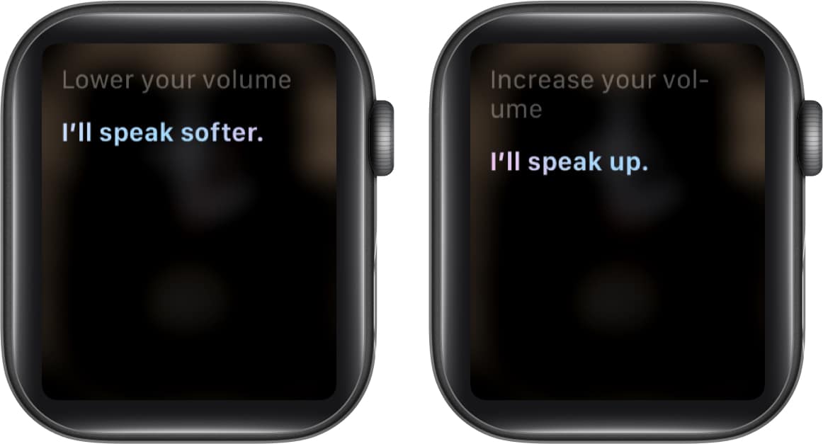 Berikan arahan suara kepada Siri pada Apple Watch