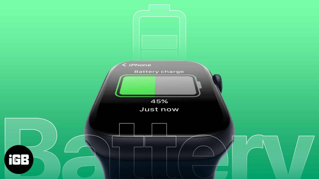 How to check iPhone battery percentage on Apple Watch - 3