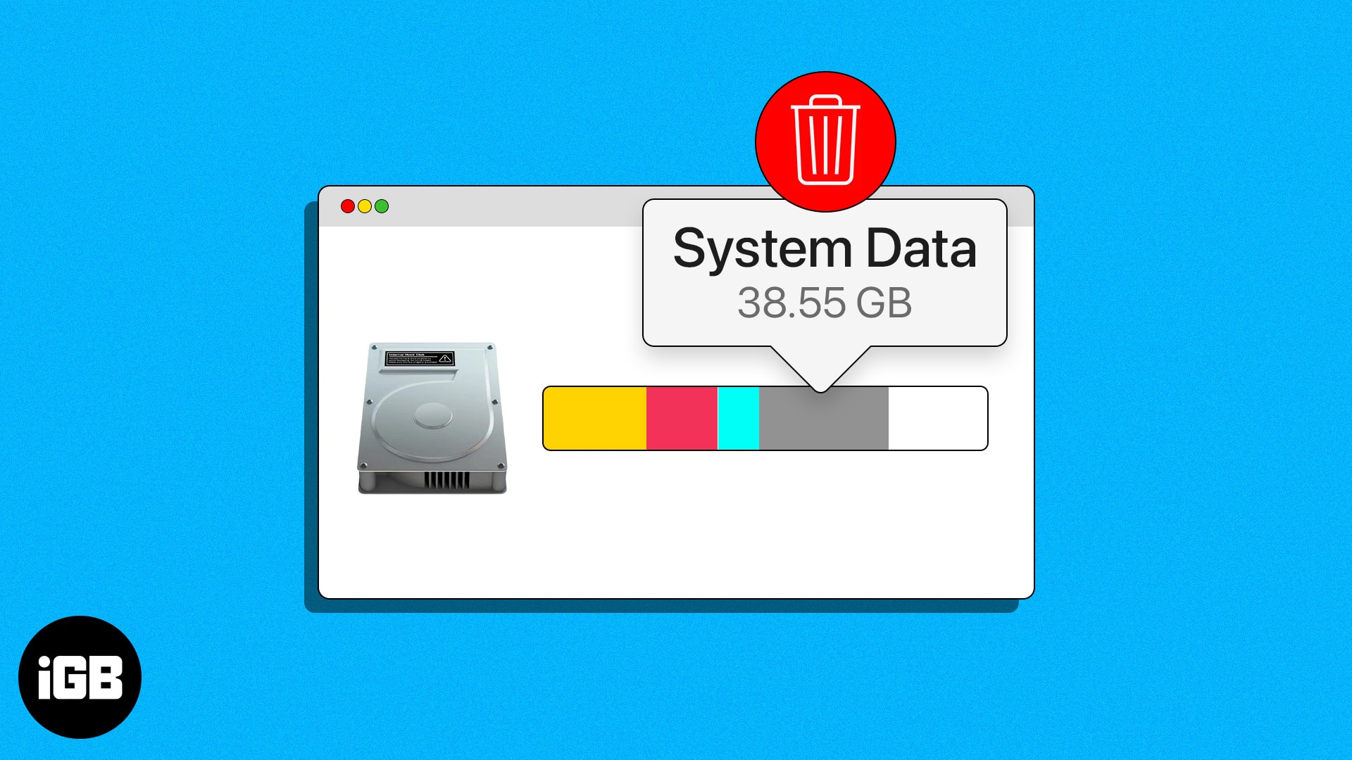 How to clear system data on mac