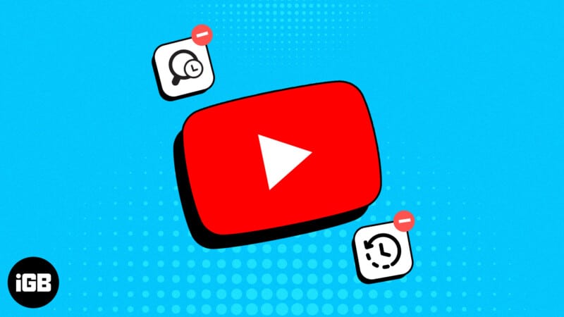 Bagaimana untuk memadamkan carian YouTube dan sejarah tontonan pada iPhone atau iPad